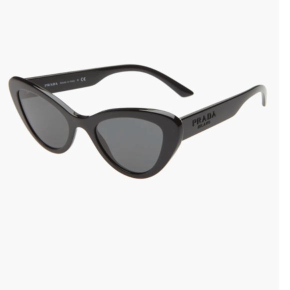 New Prada 52mm Cat Eye Sunglasses - Picture 3 of 6